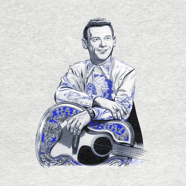 Hank Snow - An illustration by Paul Cemmick by PLAYDIGITAL2020